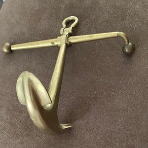 Elegant Brass Anchor paper weight